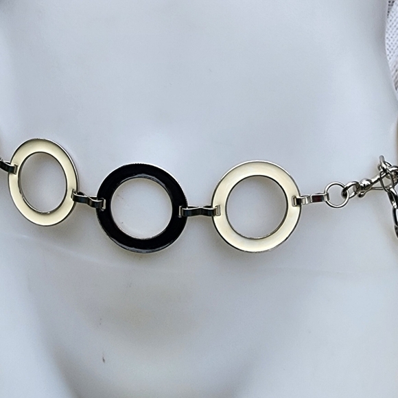 Vintage Modernist Circle BELT M - Picture 6 of 13